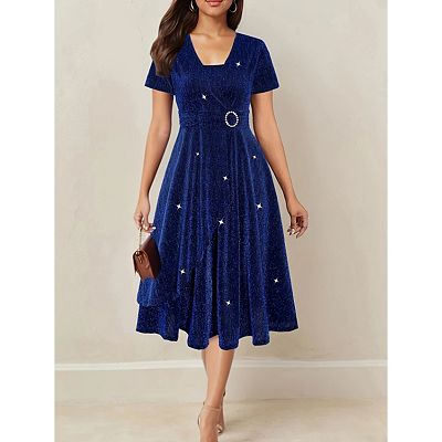 seersucker women's dress Renuar Women's Collared Seersucker Shift Dress
