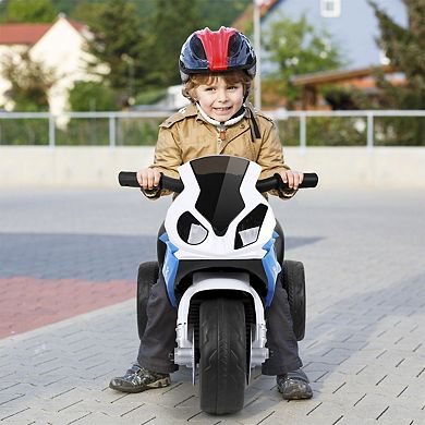 6V Kids Electric Motorcycle Ride On Toy With 3 Wheels And Music