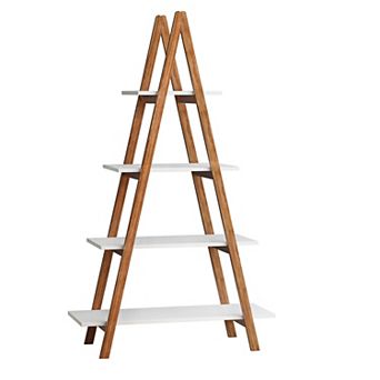 "A" Frame Ladder Display Bookshelf