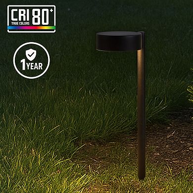 Low Voltage LED Landscape Path Light, 12V Outdoor Metal Pathway Light, Waterproof Warm White Walkway