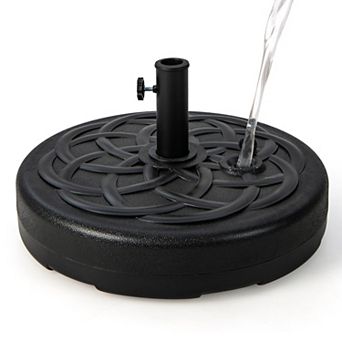 22 Inch Fillable Heavy Duty Round Patio Umbrella Base Stand
