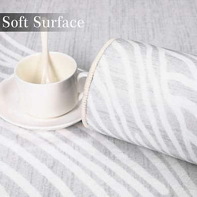 Modern Washable Runner - Non-Slip Low Pile Rug for Entryway, Kitchen, Bedroom & Laundry