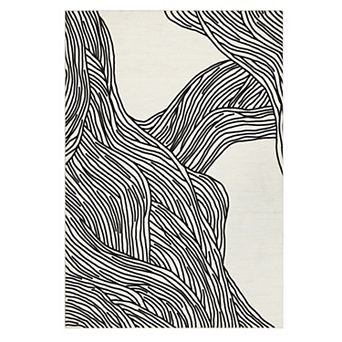 Modern Washable Runner - Non-Slip Low Pile Rug for Entryway, Kitchen, Bedroom & Laundry