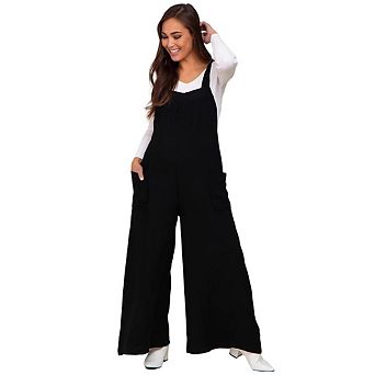 Women's Maternity Spring/Summer Lightweight Beige Tie-Waist Wide-Leg Pants