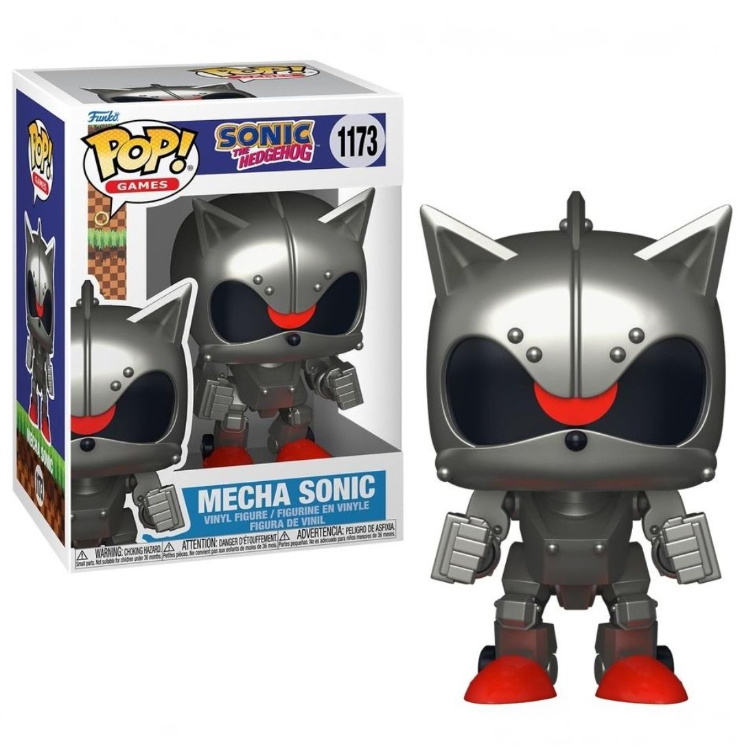 Детская фигурка Funko Pop! Sonic the Hedgehog: Mecha Sonic #1173 — фото 1