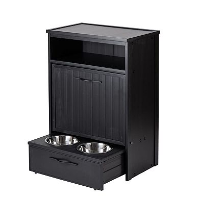 New Age Pet® ECOFLEX® Dog Food Pantry Double Dog Bowl