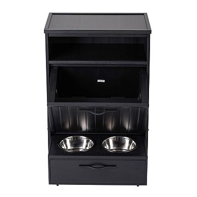 New Age Pet® ECOFLEX® Dog Food Pantry Double Dog Bowl
