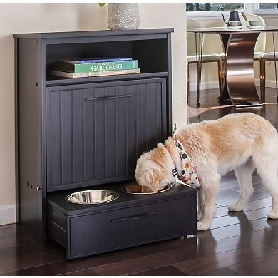 New Age Pet® ECOFLEX® Dog Food Pantry Double Dog Bowl