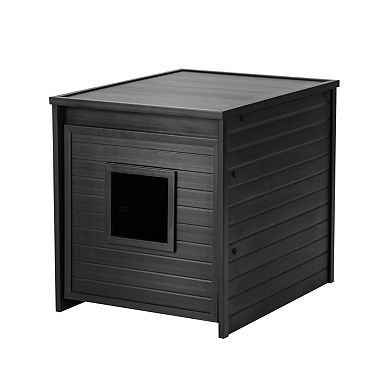 New Age Pet® ECOFLEX® Freedom Litter Loo® End Table with Pull Out Drawer for Easy Clean