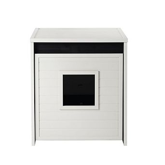 New Age Pet® ECOFLEX® Freedom Litter Loo® End Table with Pull Out Drawer for Easy Clean