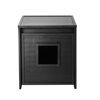 New Age Pet® ECOFLEX® Freedom Litter Loo® End Table with Pull Out Drawer for Easy Clean