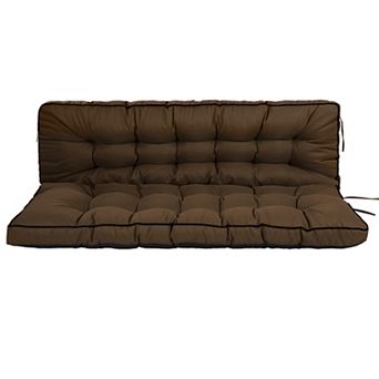 Outdoor Swing Replacement Cushion, Patio Furniture Cushions for Porch, Garden, Loveseat Glider