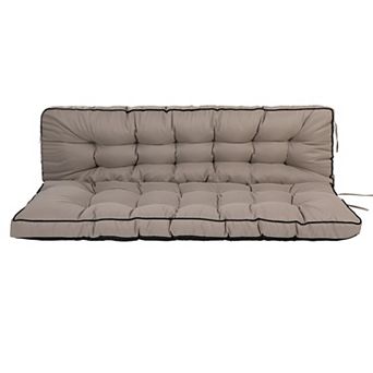 Outdoor Swing Replacement Cushion, Patio Furniture Cushions for Porch, Garden, Loveseat Glider