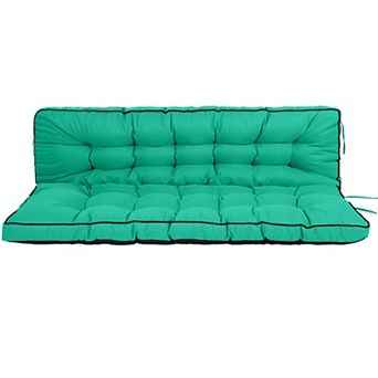 Outdoor Swing Replacement Cushion, Patio Furniture Cushions for Porch, Garden, Loveseat Glider