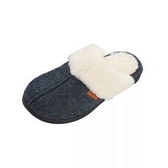 Roxoni Women’s Fuzzy Memory Foam Slippers Cozy Faux Fur House Slippers Indoor Outdoor