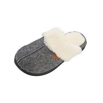 Roxoni Women’s Fuzzy Memory Foam Slippers Cozy Faux Fur House Slippers Indoor Outdoor