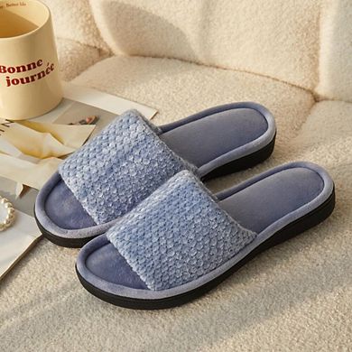 Roxoni Women's Comfort Soft Momory Foam Insole Slide House Slipper