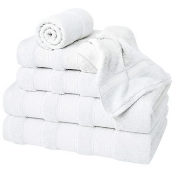 American Soft Linen Premium Turkish Cotton 6 pc Towel Set