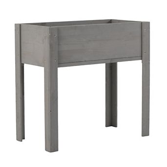 31x31x16 Inch Raised Garden Bed with Legs - Elevated Wooden Planter Box for Outdoor Gardening