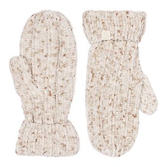 Women's Cuddl Duds® Chenille Speckle Mittens