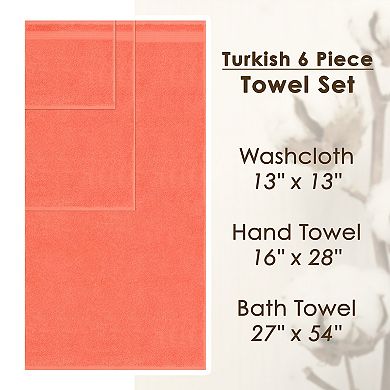 American Soft Linen Premium Cotton 6-Piece Towel Set
