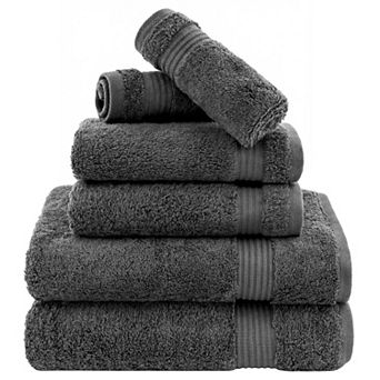 American Soft Linen Premium Cotton 6 pc Towel Set