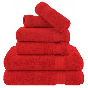 American Soft Linen Premium Cotton 6 pc Towel Set