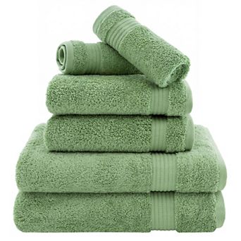 American Soft Linen Premium Cotton 6 pc Towel Set