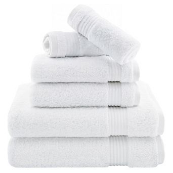 American Soft Linen Premium Cotton 6 pc Towel Set
