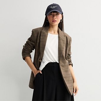 Women's Nine West Adaptive Easy Dressing Two Button Blazer