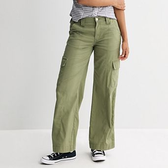 Juniors' SO® Low Straight Fit Cargo Pants