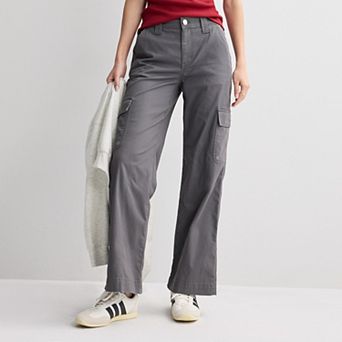 Juniors' SO® Low Straight Fit Cargo Pants