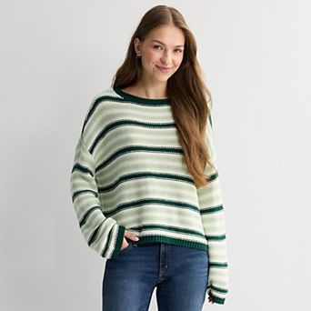 Juniors' SO® Textured Boatneck Sweater