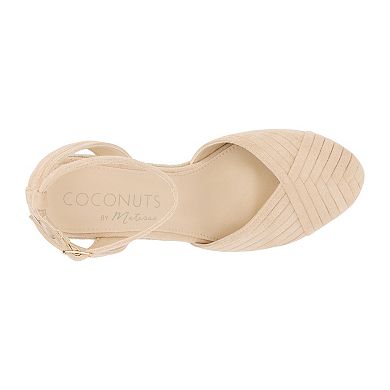 Coconuts by Matisse Becca Women's Wedge Ankle Strap Espadrille Sandals