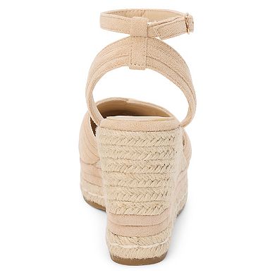 Coconuts by Matisse Becca Women's Wedge Ankle Strap Espadrille Sandals