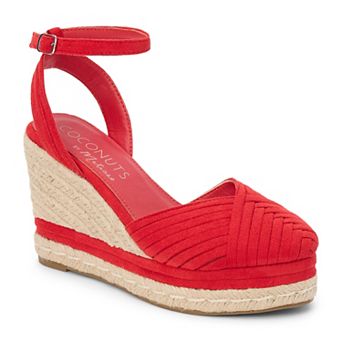 Coconuts by Matisse Becca Women's Wedge Ankle Strap Espadrille Sandals