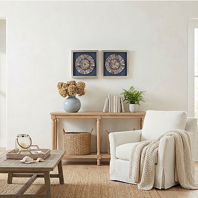 American Art Décor Seashell Shadowbox Wall Art Set of 2