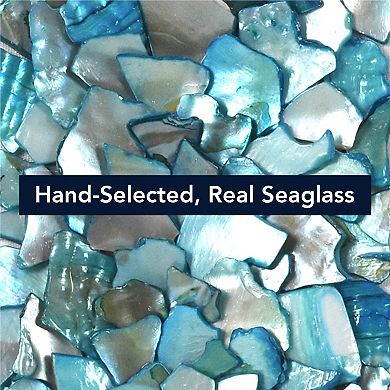 American Art Décor Sea Glass Shadowbox Wall Art Set of 2