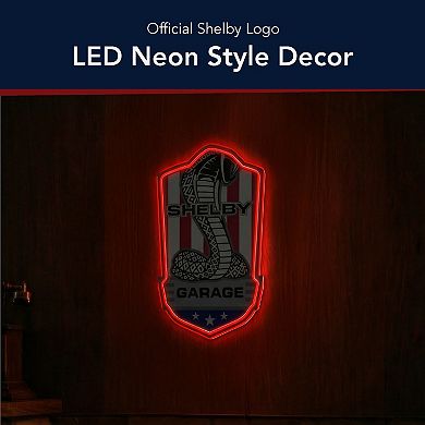 American Art Décor Shelby Garage LED Wall Decor with D-Ring Mount