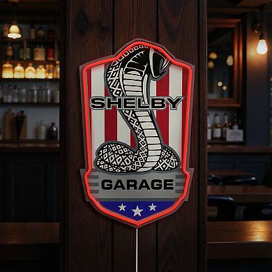 American Art Décor Shelby Garage LED Wall Decor with D-Ring Mount