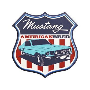 American Art Décor Vintage Mustang LED Wall Decor Sign