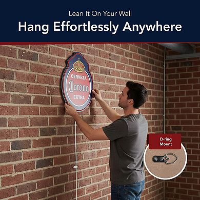 American Art Décor LED Cerveza Corona Extra Wall Sign