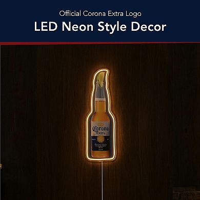 American Art Décor LED Cerveza Corona Extra Bottle Wall Decor