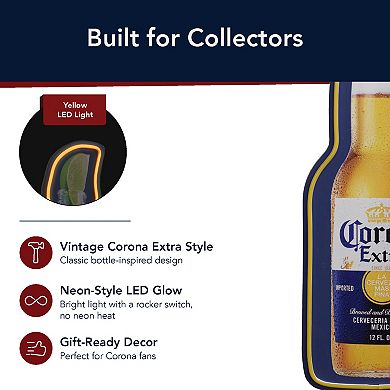American Art Décor LED Cerveza Corona Extra Bottle Wall Decor