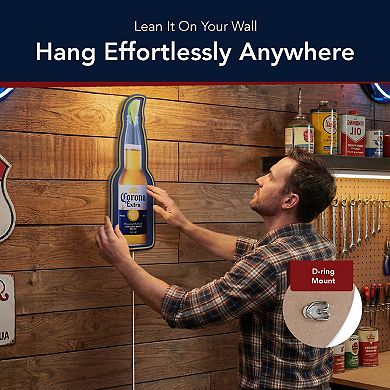 American Art Décor LED Cerveza Corona Extra Bottle Wall Decor