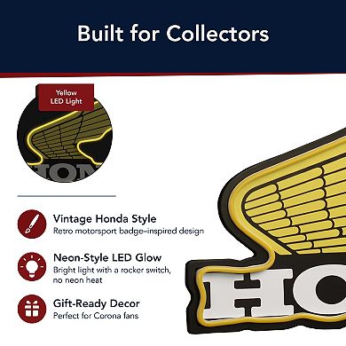 American Art Décor Honda Wing LED Wall Decor
