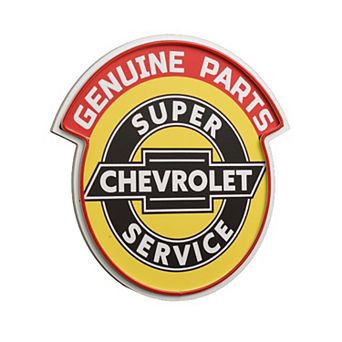 American Art Décor Chevrolet Genuine Parts Super Service LED Wall Decor