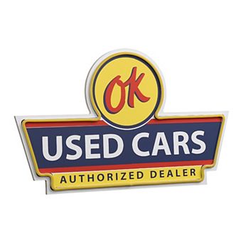 American Art Décor LED OK Used Cars Authorized Dealer Wall Decor
