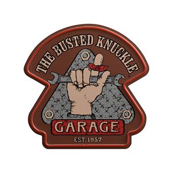 American Art Décor The Busted Knuckle Garage LED Wall Decor Sign