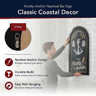 American Art Décor 3D Knotty Anchor Wall Decor